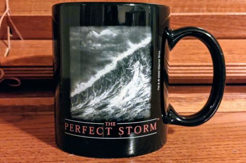 Coffee Cup with image from Perfect Storm Movie
