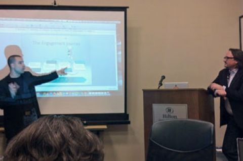 Scott Liewehr and Robert Rose at CMS Expo 2012